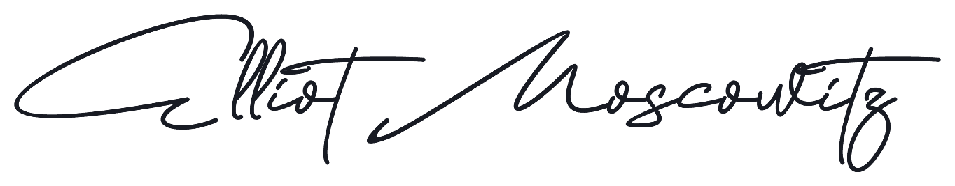 Elliot Moskowitz signature